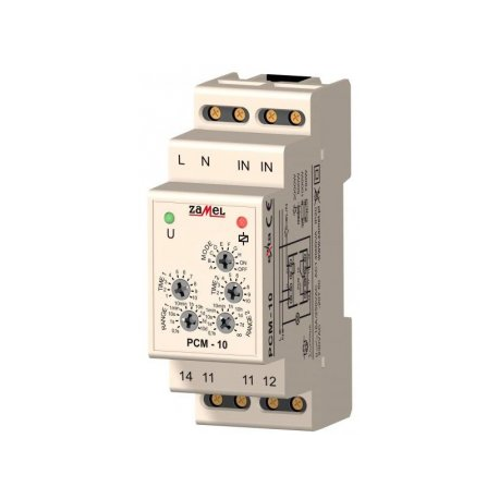 Relė PCM-10 230V/16A daugiafunkcinė Relė PCM-10 230V/16A daugiafunkcinė