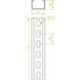 BAKS CWP40H35/3 Cable Management Profile