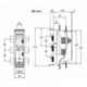 EFEN NH Silas Horizontal Cutouts for 60 mm Flange Mounting