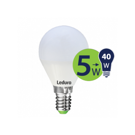 Lempa LED 5W E14 PL-G45-21182 Leduro