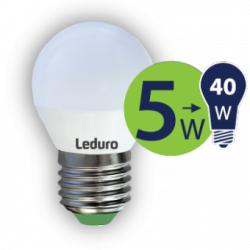 Lempa LED 5W E27 PL-G45-21183 Leduro