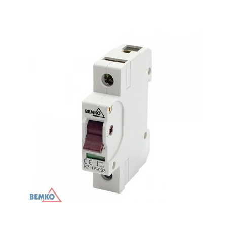 BEMKO R7-1P-63A Circuit Breaker BEMKO R7-1P-63A Circuit Breaker