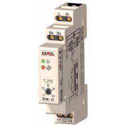 ZAMEL RTM-01 Temperature Relay 230V/16A 5-40°C