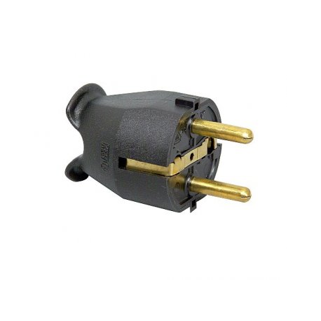 KOPP Black Electrical Plug KOPP Black Electrical Plug