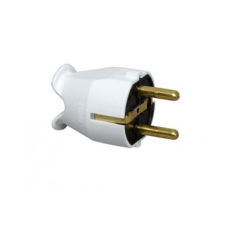 KOPP White Electrical Plug KOPP White Electrical Plug