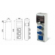 SCAME Block Panel with Plug Sockets