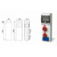 SCAME Block Panel with Plug Sockets