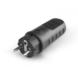 Plug 110.3100 2P+E 16A rubber