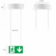 TM-TECHNOLOGIE iTECH Z E2 302 M ST IP65 White Emergency Light