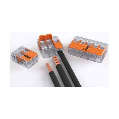 WAGO 221-41x Compact Splicing Connector (up to 4 mm²) WAGO 221-41x Compact Splicing Connector (up to 4 mm²)