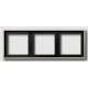 JUNG LS 990 Stainless Steel Switch Frame
