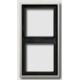 JUNG LS 990 Stainless Steel Switch Frame