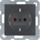 HAGER Berker S.1 Grounded Socket