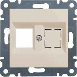 HAGER Keystone Jack Socket Mounting Plate for 2 Sockets