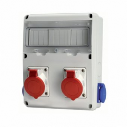 SCAME ENERBOX Panel with Multiple Socket Outlets