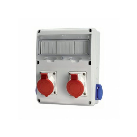 SCAME ENERBOX Panel with Multiple Socket Outlets