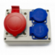SCAME 686 Electrical Panel with Plug Sockets