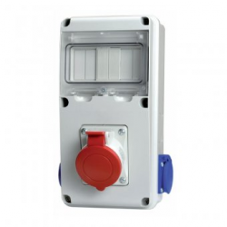 SCAME ENERBOX Panel with Plug Sockets
