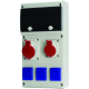 SCAME Block Panel with Plug Sockets