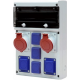 SCAME Block Panel with Electrical Plug Sockets