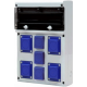 SCAME Block Panel with Electrical Plug Sockets