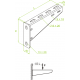 BAKS WMC Wall Mount Cable Holder