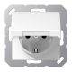 JUNG AS 500 Plug Socket with Cover