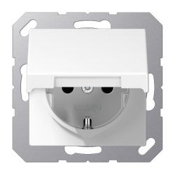 JUNG AS 500 Plug Socket with Cover