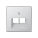 JUNG A/AS 500 Telephone/Computer Socket Cover