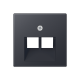 JUNG A/AS 500 Telephone/Computer Socket Cover