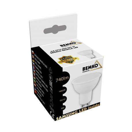 BEMKO GU10 8W 740lm LED Bulb BEMKO GU10 8W 740lm LED Bulb