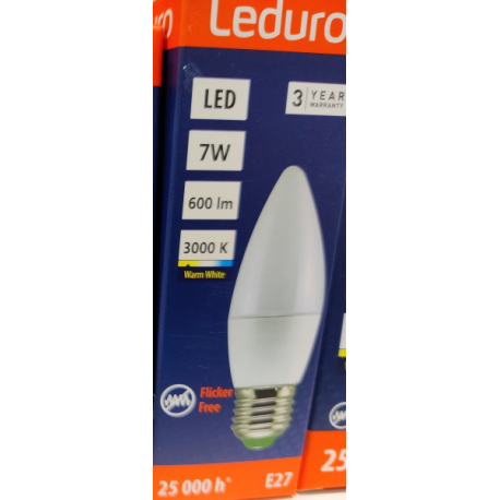 Lempa LED 7W 3000K 220-240V C38 E27 21227 Leduro