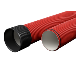 EVOPIPES EVOCAB SUPERHARD Corrugated Conduit Pipe