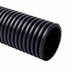 KOPOS DW FLEX UV czarna karbowana rura