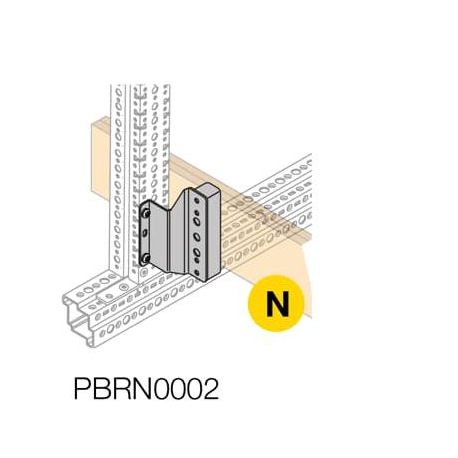 Laikiklis šynai PBRN0002 N tvirtinti Laikiklis šynai PBRN0002 N tvirtinti