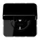 JUNG CD Series Plug Socket with Cover