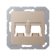 JUNG A/AS 500 Modular TV/Network Socket Cover Plate