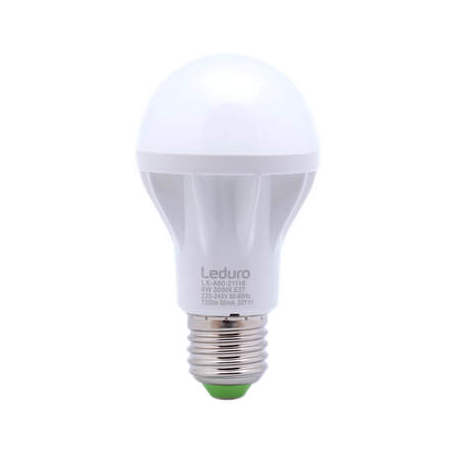 Lempa LED 6W 3000K 220-240V A60 E27 21116 Leduro