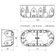 KOPOS Soundproof Gypsum Board Electrical Boxes with Membranes