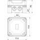 OBO BETTERMANN Junction box X with cable gland