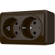 VILMA STYLE PLUS SL+250 2-Seat Electrical Socket