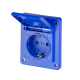 SCAME Domo IP54 Weatherproof Plug Socket