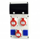 SCAME Block Panel with Plug Sockets