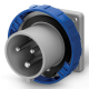 SCAME Optima IP66-69 Recessed Socket