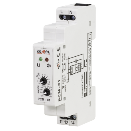 ZAMEL PCM-01 230V 16A Time Relay ZAMEL PCM-01 230V 16A Time Relay