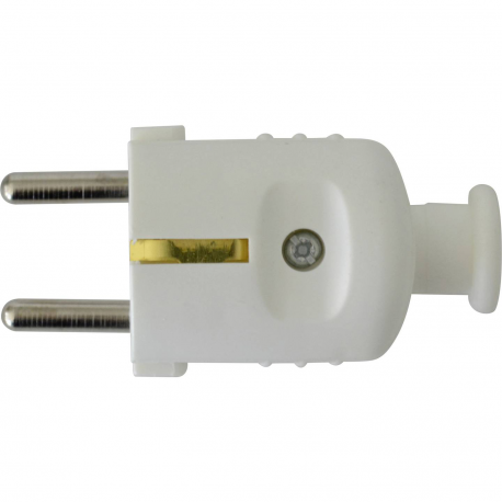 N&L 18686 White Electrical Plug