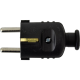 N&L 18490 Black Electrical Plug