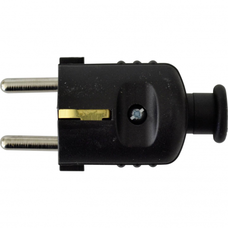 N&L 18490 Black Electrical Plug