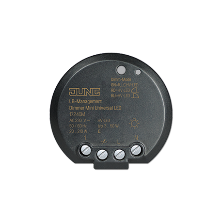 JUNG 1724DM Mini LED Light Dimmer JUNG 1724DM Mini LED Light Dimmer