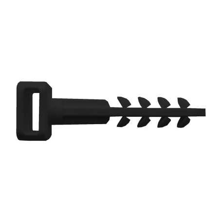 BALTPLAST Uchwyt na opaskę kablową 6x40mm szary/czarny 100szt.